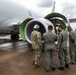 AD1 Freeman Shows off P-8A Engine