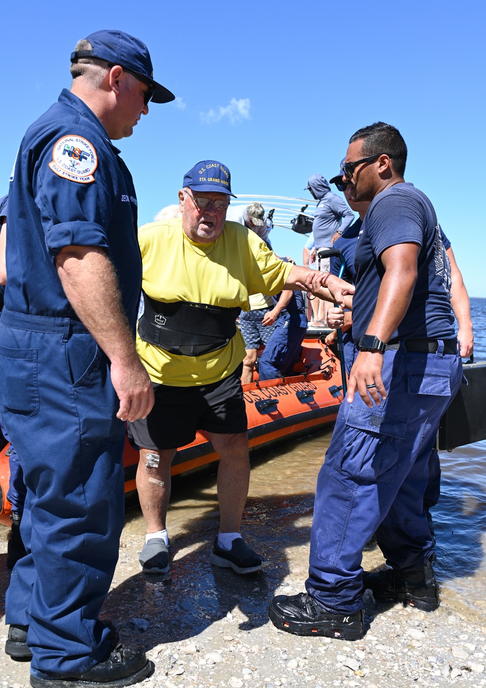 Coast Guard conducts search and rescue operations post Hurricane Ian landfall