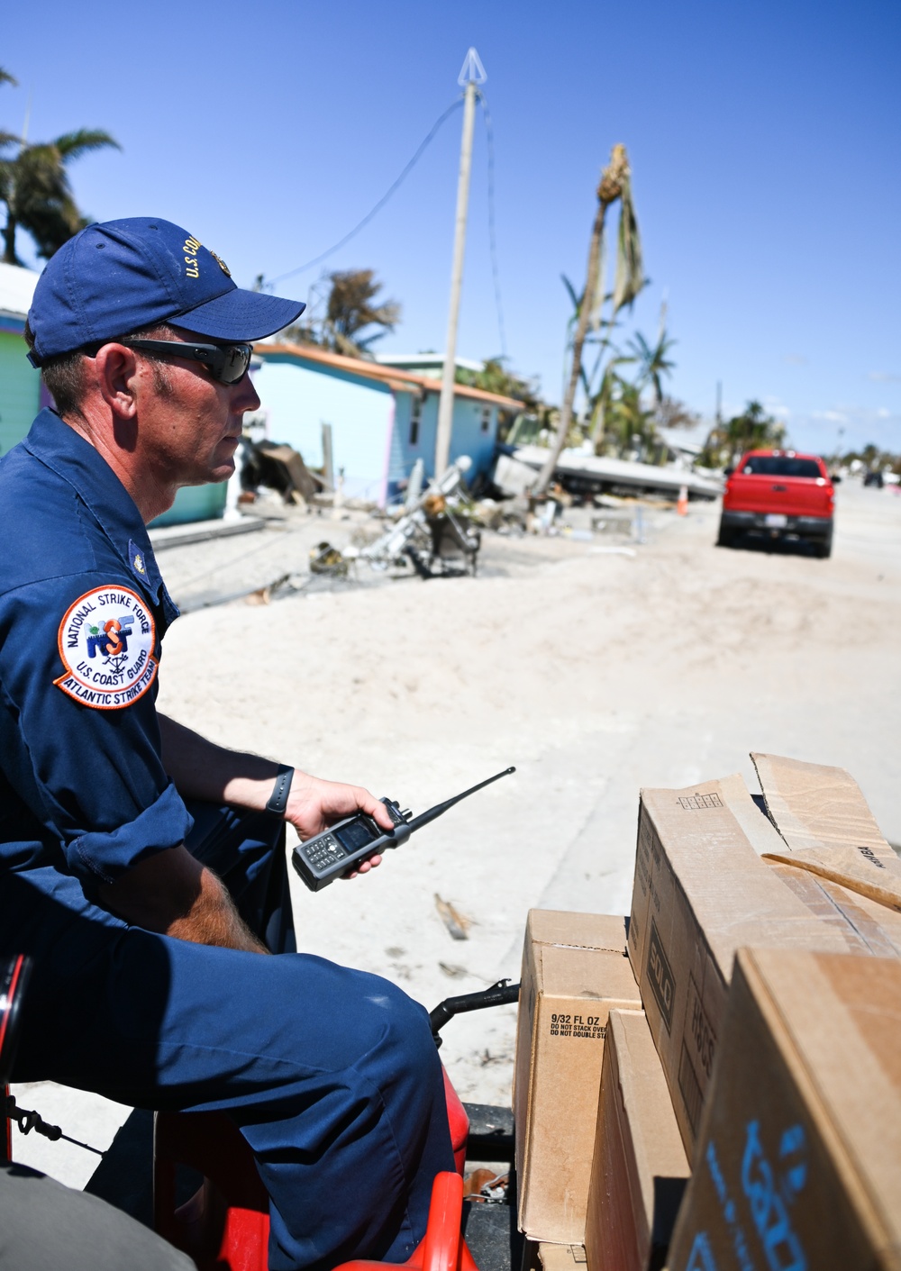 Coast Guard conducts search and rescue operations post Hurricane Ian landfall