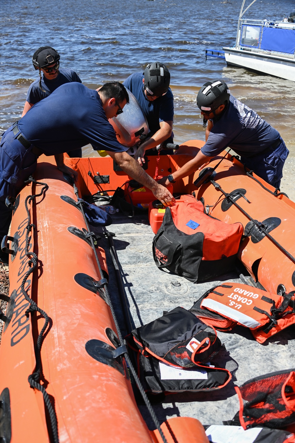 Coast Guard conducts search and rescue operations post Hurricane Ian landfall