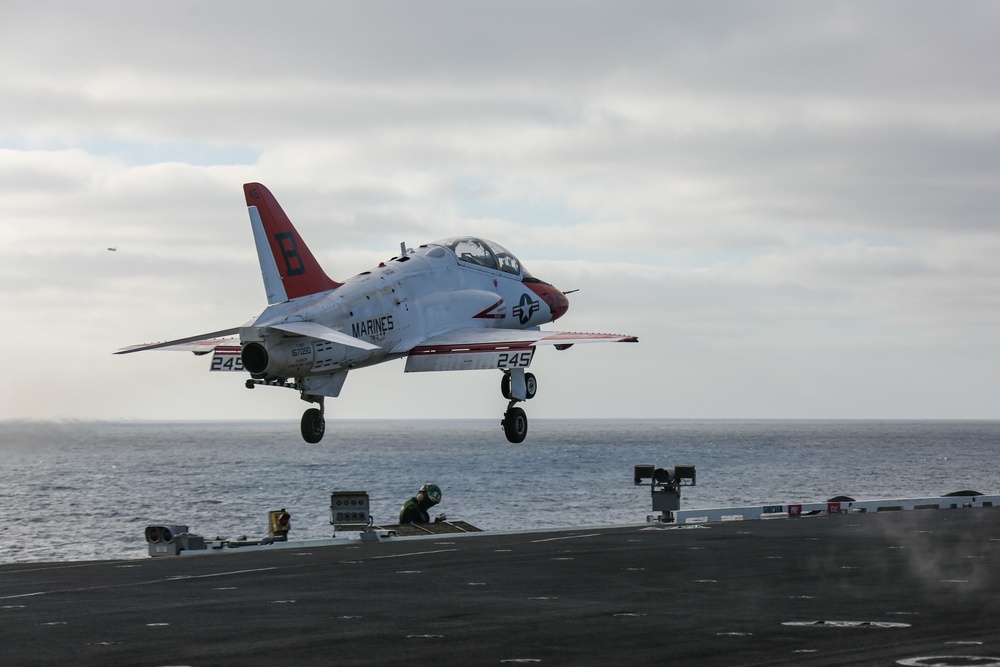 Abraham Lincoln conducts flight operations