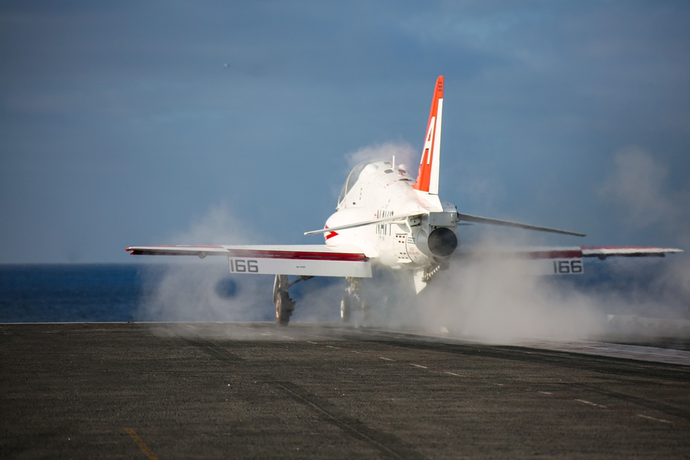 Abraham Lincoln conducts flight operations