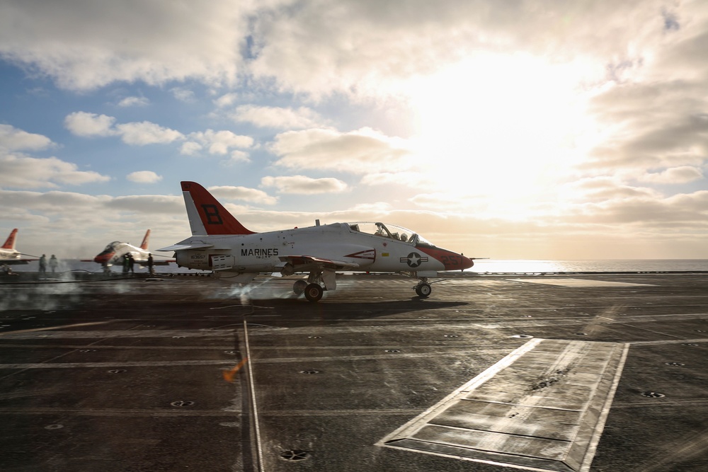 Abraham Lincoln conducts flight operations