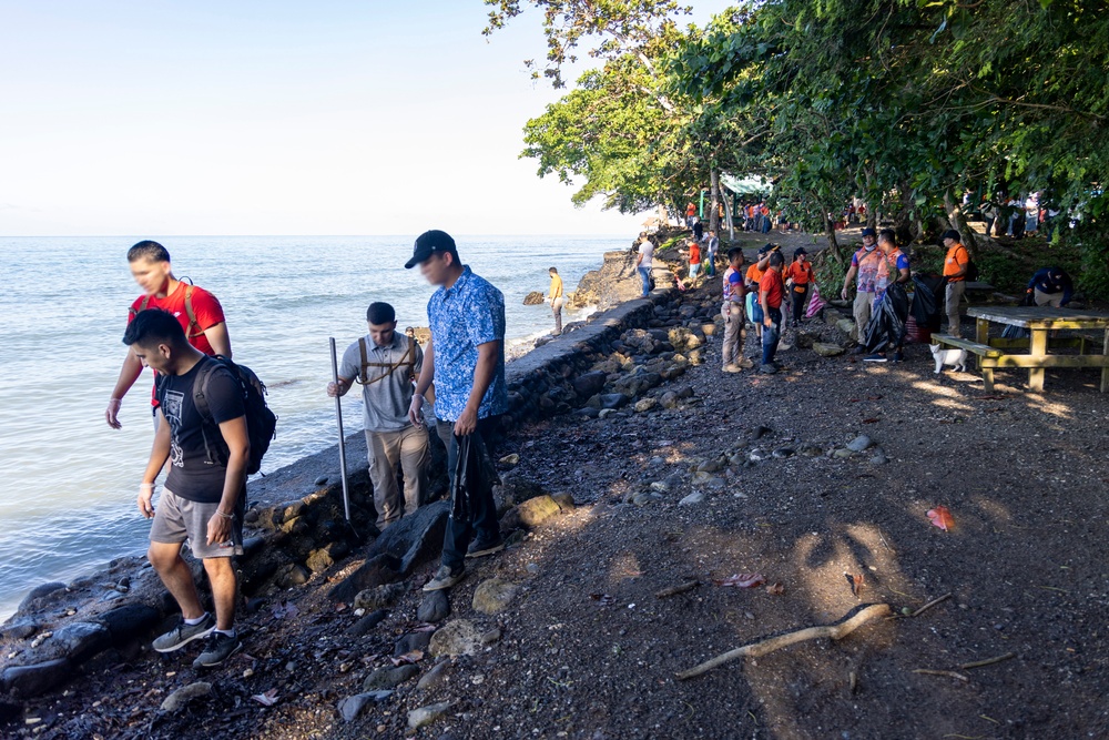 Philippine Coast Guard (PCG) and U.S. Special Operations Task Force (SOTF) 511.2 Participate in Coastal Cleanup