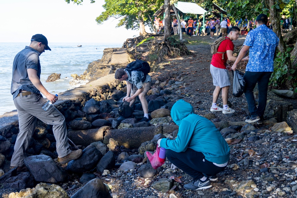 Philippine Coast Guard (PCG) and U.S. Special Operations Task Force (SOTF) 511.2 Participate in Coastal Cleanup