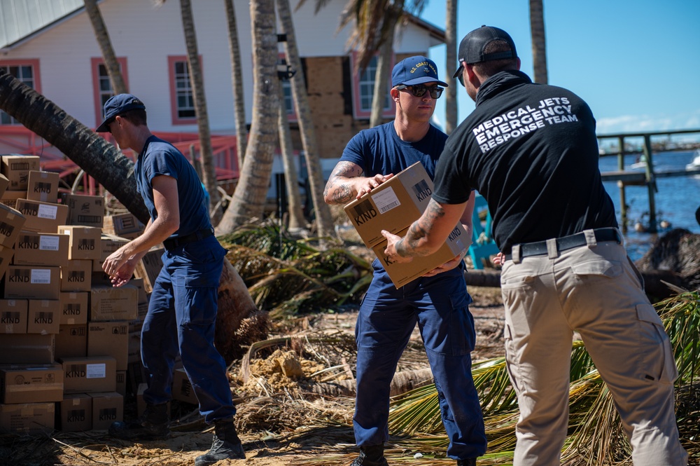 Coast Guard, partner agencies assist the people of Pine Island