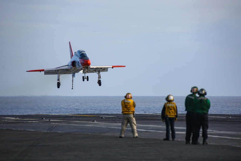 Abraham Lincoln conducts flight operations