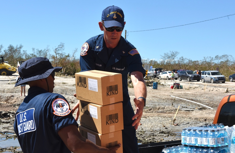 Coast Guard conducts wellness checks and facilitates access to transportation, food, and water after Hurricane Ian