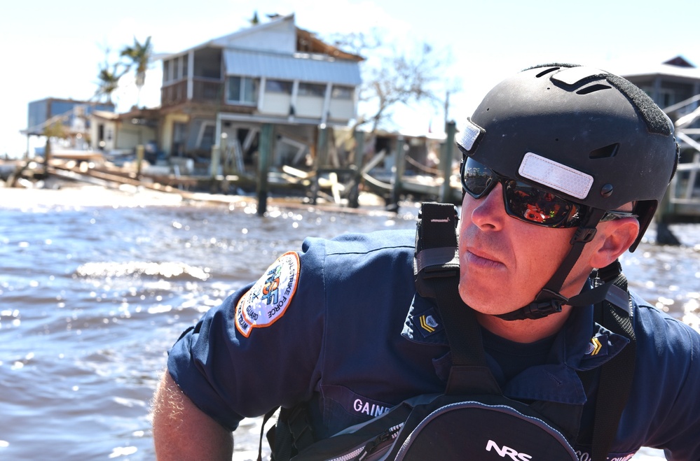 Coast Guard conducts wellness checks and facilitates access to transportation, food, and water after Hurricane Ian