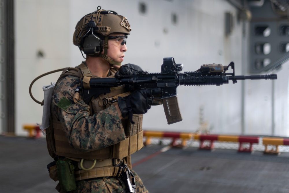 Hot Slide on USS Tripoli