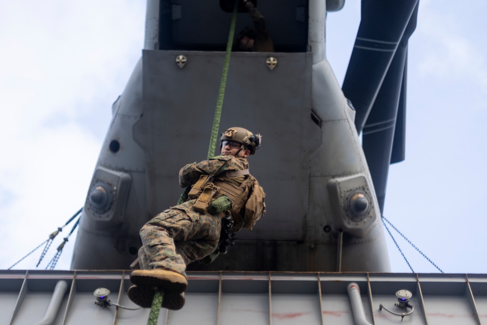 Hot Slide on USS Tripoli