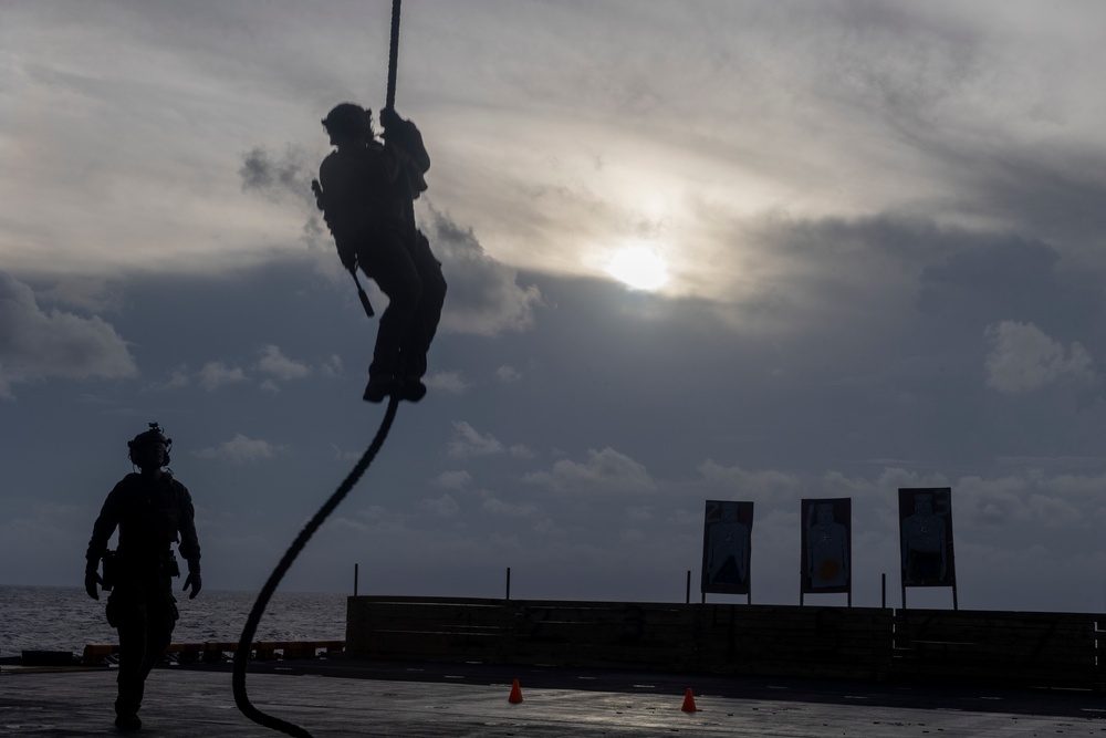 Hot Slide on USS Tripoli