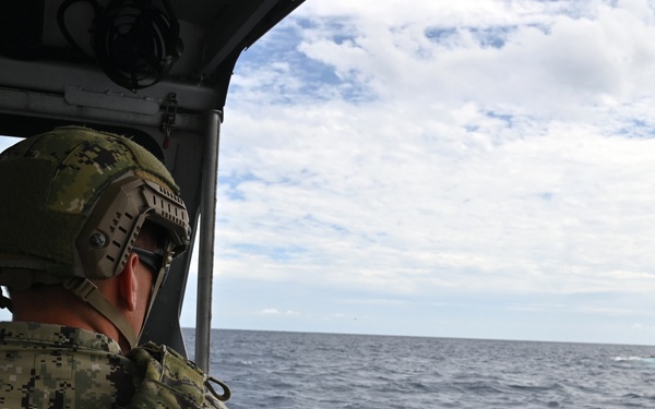 Coast Guardsmen from Port Security Unit 307 conduct operations in Guantanamo Bay Cuba