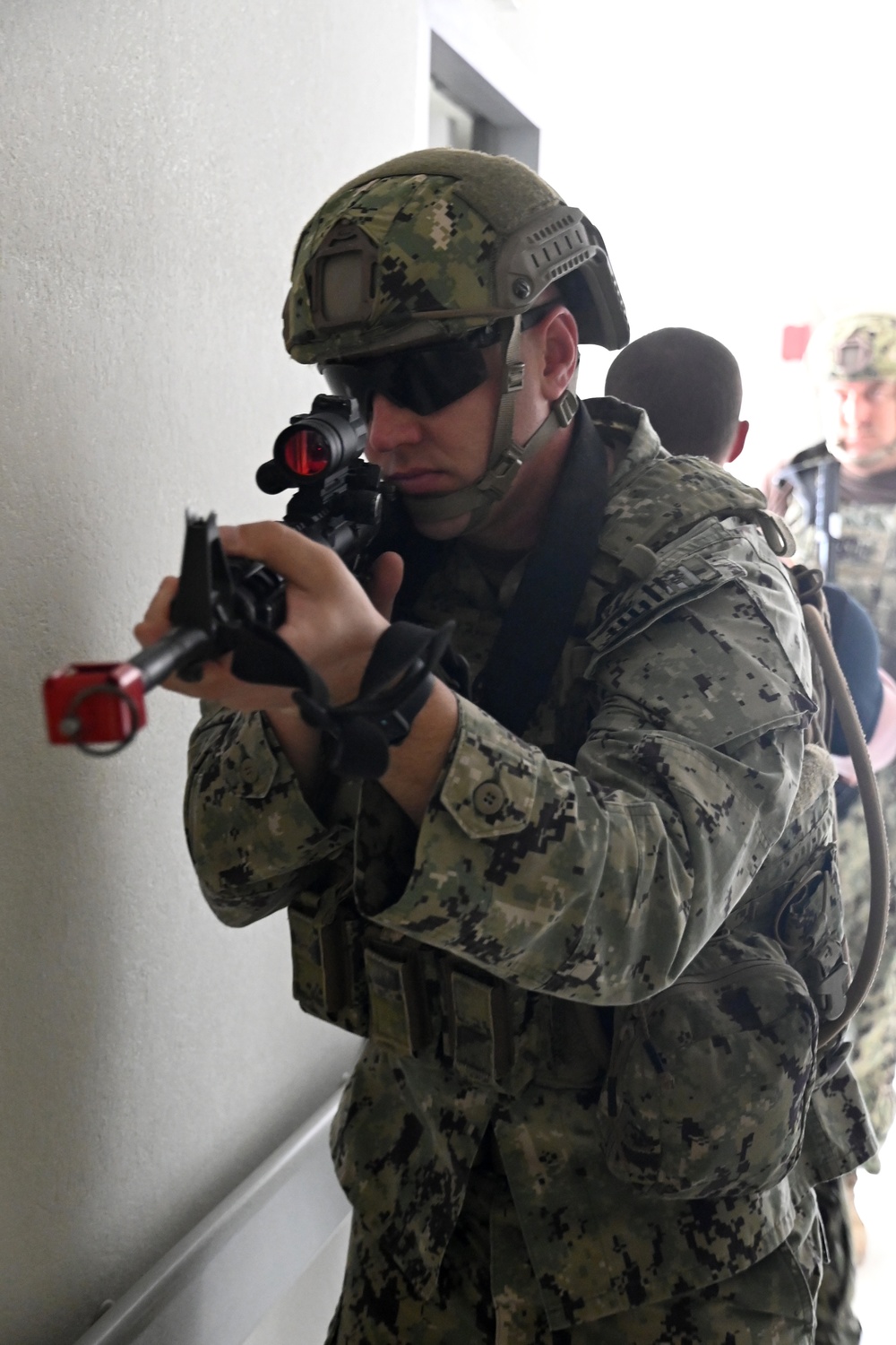 Coast Guardsmen from Port Security Unit 307 conduct operations in Guantanamo Bay Cuba