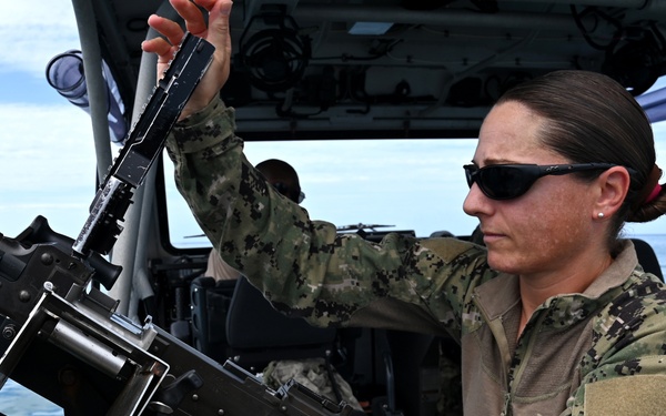 Coast Guardsmen from Port Security Unit 307 conduct operations in Guantanamo Bay Cuba