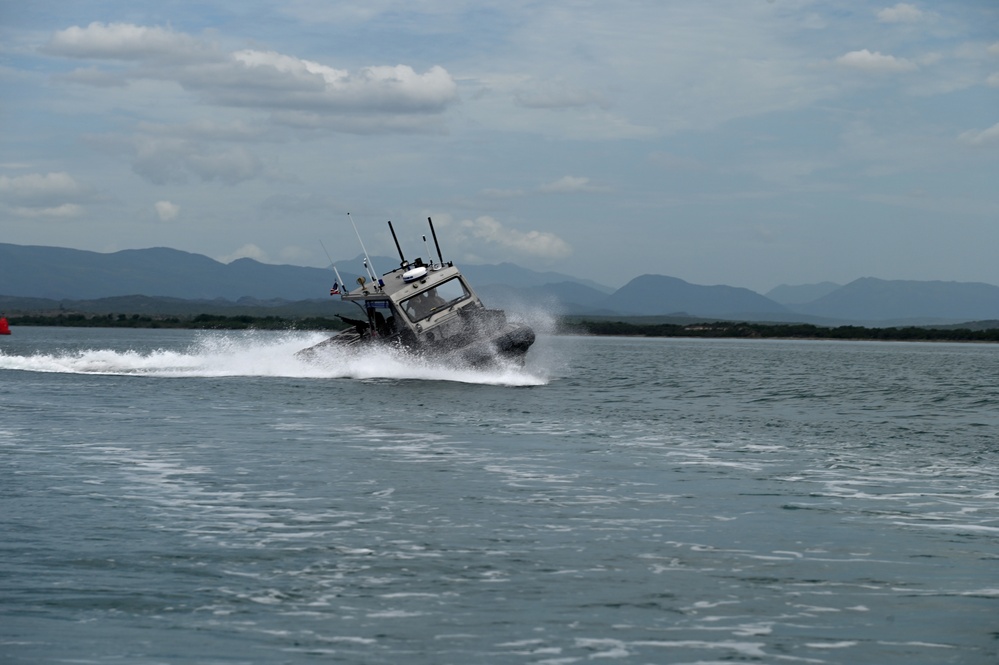 Coast Guardsmen from Port Security Unit 307 conduct operations in Guantanamo Bay Cuba