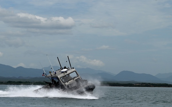 Coast Guardsmen from Port Security Unit 307 conduct operations in Guantanamo Bay Cuba