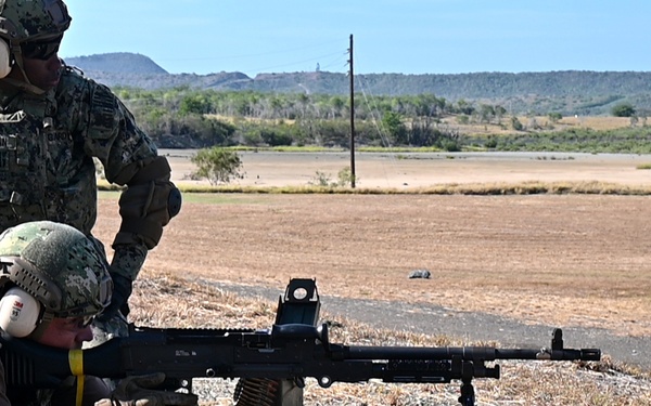 Coast Guardsmen from Port Security Unit 307 conduct operations in Guantanamo Bay Cuba
