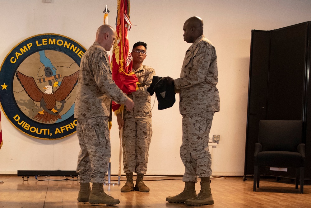 VMM-266 assumes at Camp Lemonnier