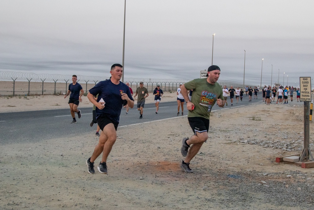 Soldiers participate in Labor Day 5k run