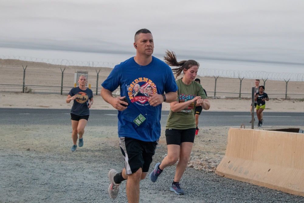 Soldiers participate in Labor Day 5k run