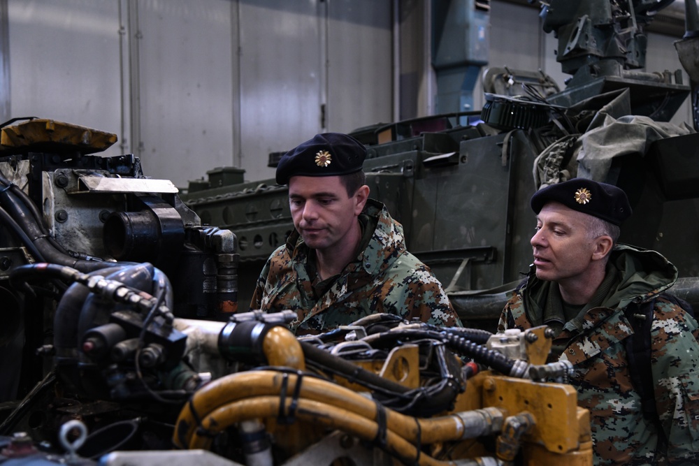 2nd Cavalry Regiment maintenance alongside with Macedonian allies
