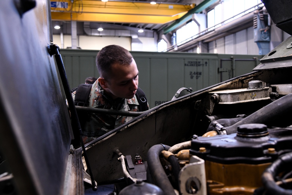 2nd Cavalry Regiment maintenance alongside with Macedonian allies