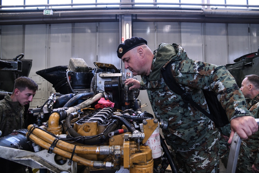 2nd Cavalry Regiment maintenance alongside with Macedonian allies