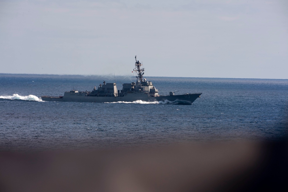 Carrier Strike Group Eleven Steams The Pacific