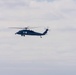 An MH-60S Sea Hawk Helicopter Patrols The Sea