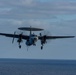 An E-2C Hawkeye Prepares To Make An Arrested Gear Landing