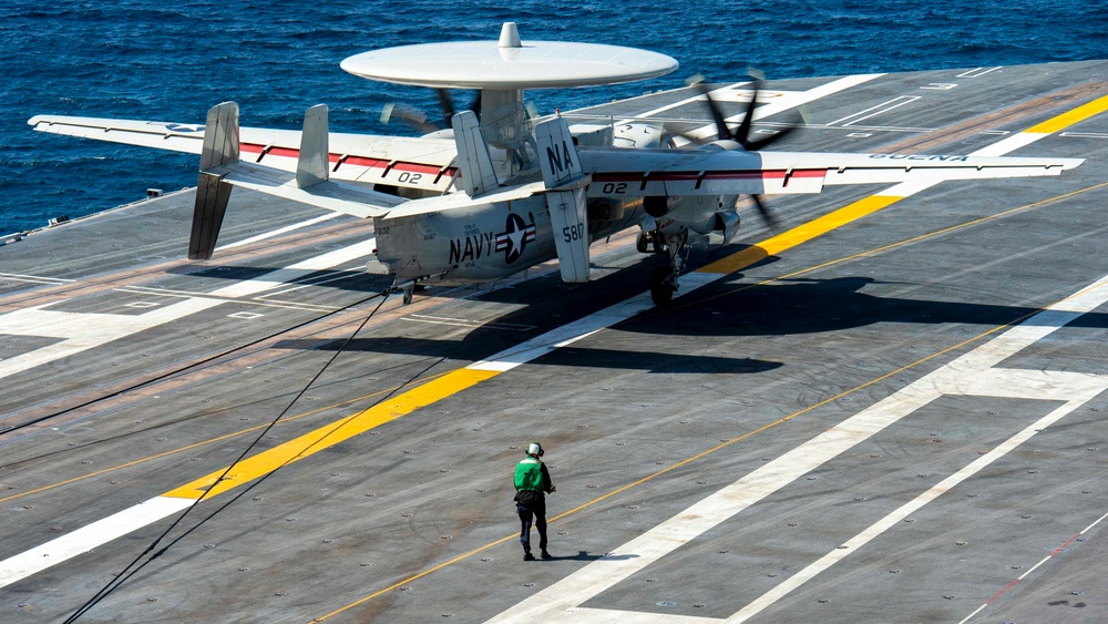 Sailor Signals To Release Arresting Gear Wire