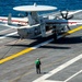 Sailor Signals To Release Arresting Gear Wire