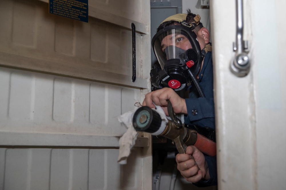 USS Tripoli Flying Squad Drill