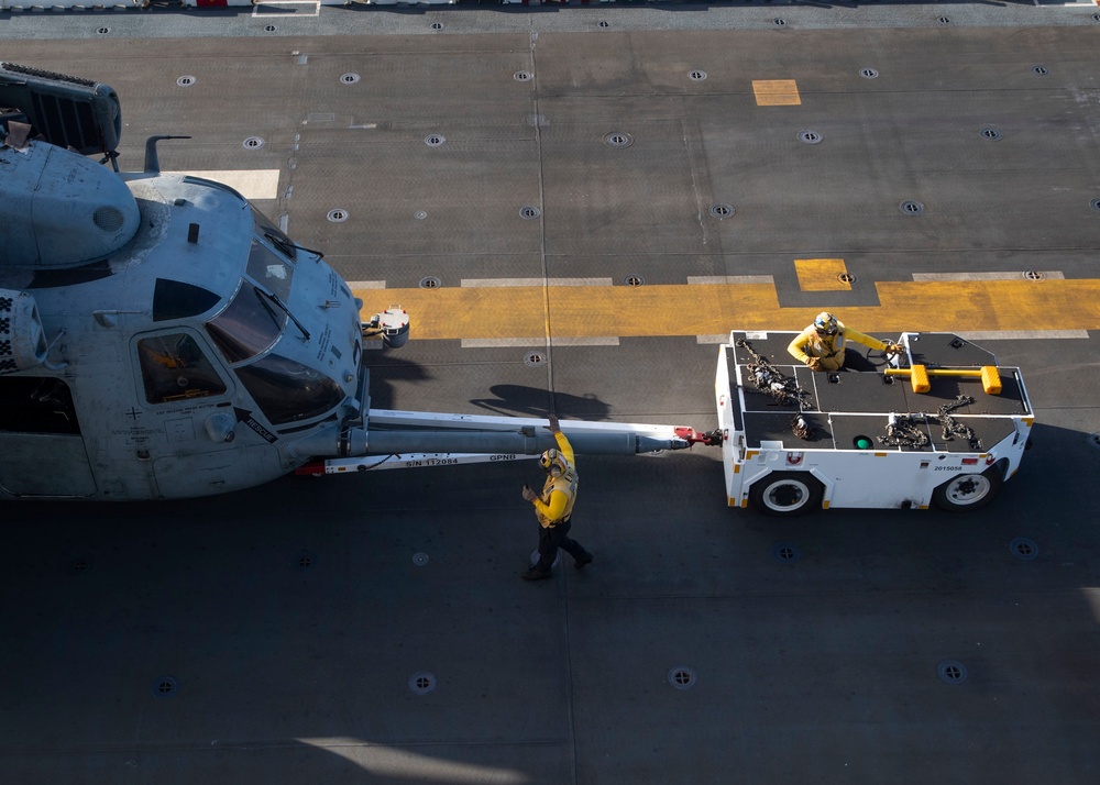 USS Tripoli Flight Ops