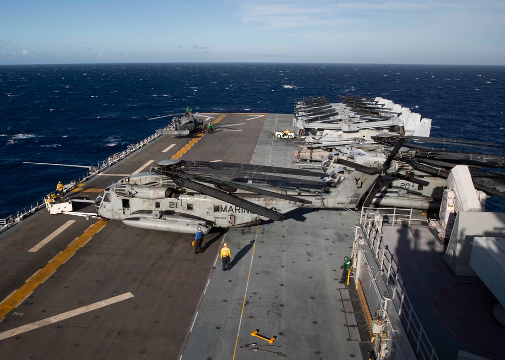 USS Tripoli Flight Ops