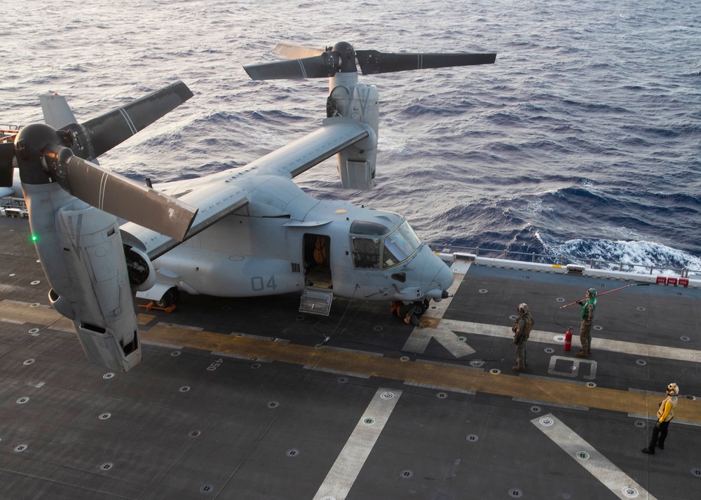 USS Tripoli Flight Ops