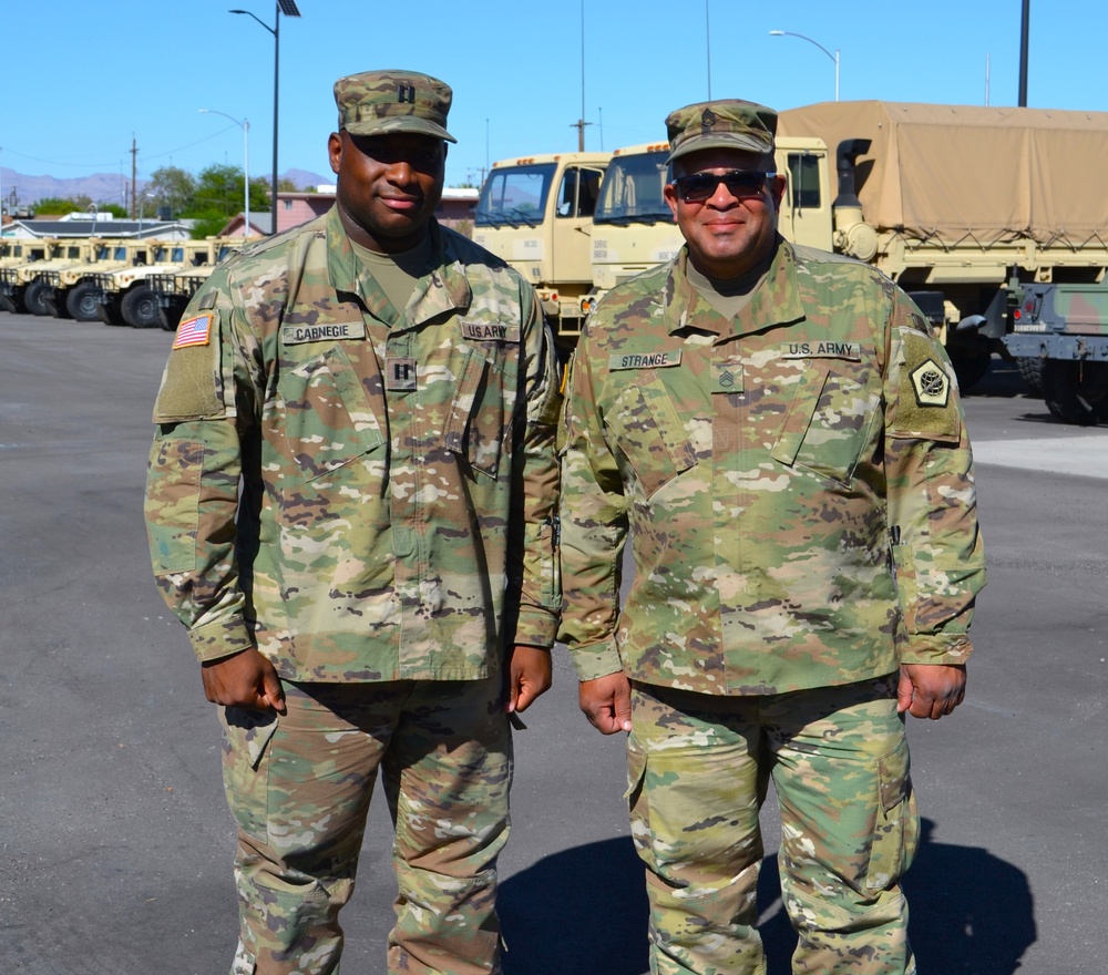 The 505th Signal Brigade trains at the range on Camp Navajo