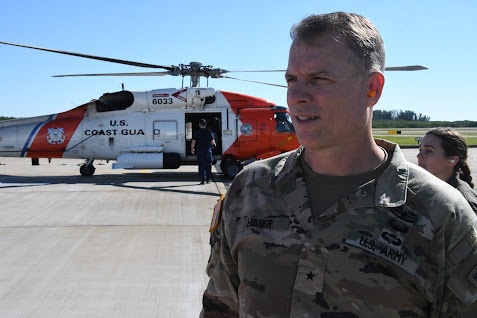 USACE flys with Coast Guard to assess Hurricane Ian damage