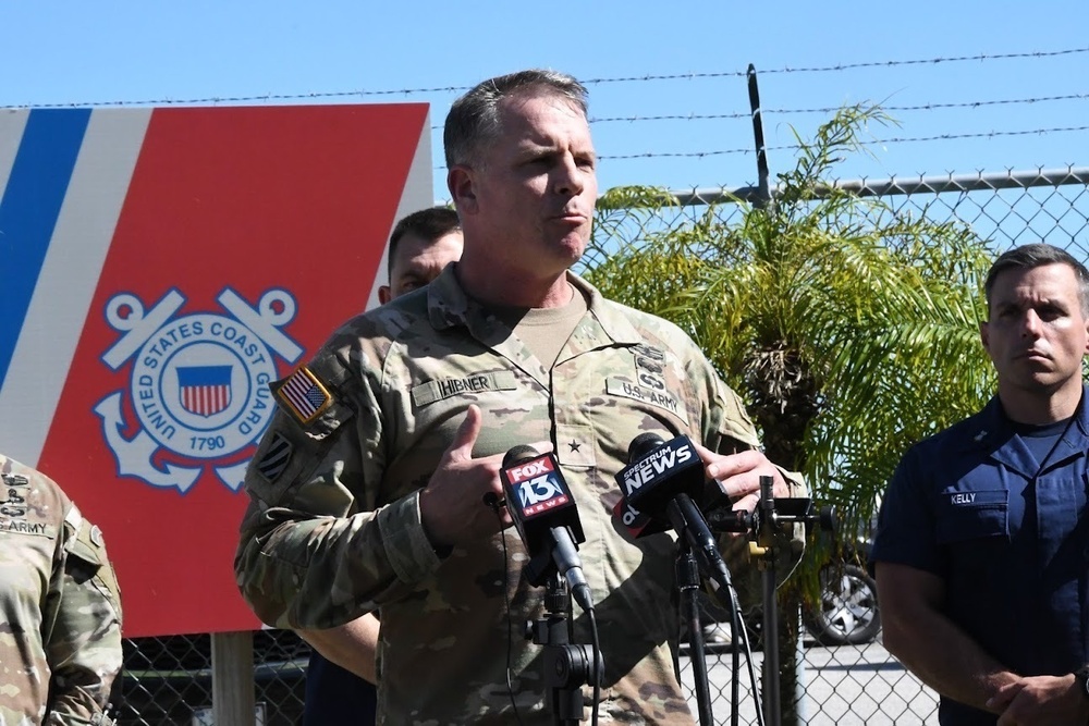 USACE talks with media about Hurricane Ian damage assessments