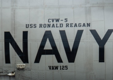 USS Ronald Reagan (CVN 76) Commanding Officer takes flight
