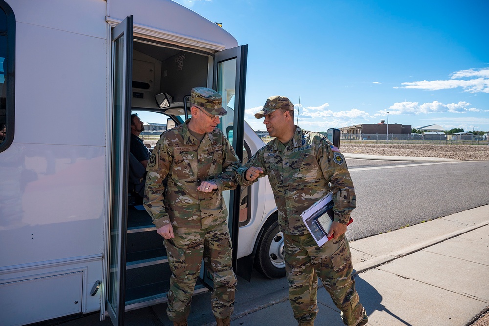 Gen. Richardson visits Buckley Space Force Base