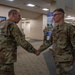 Gen. Richardson coins Airman while visiting Buckley Space Force Base