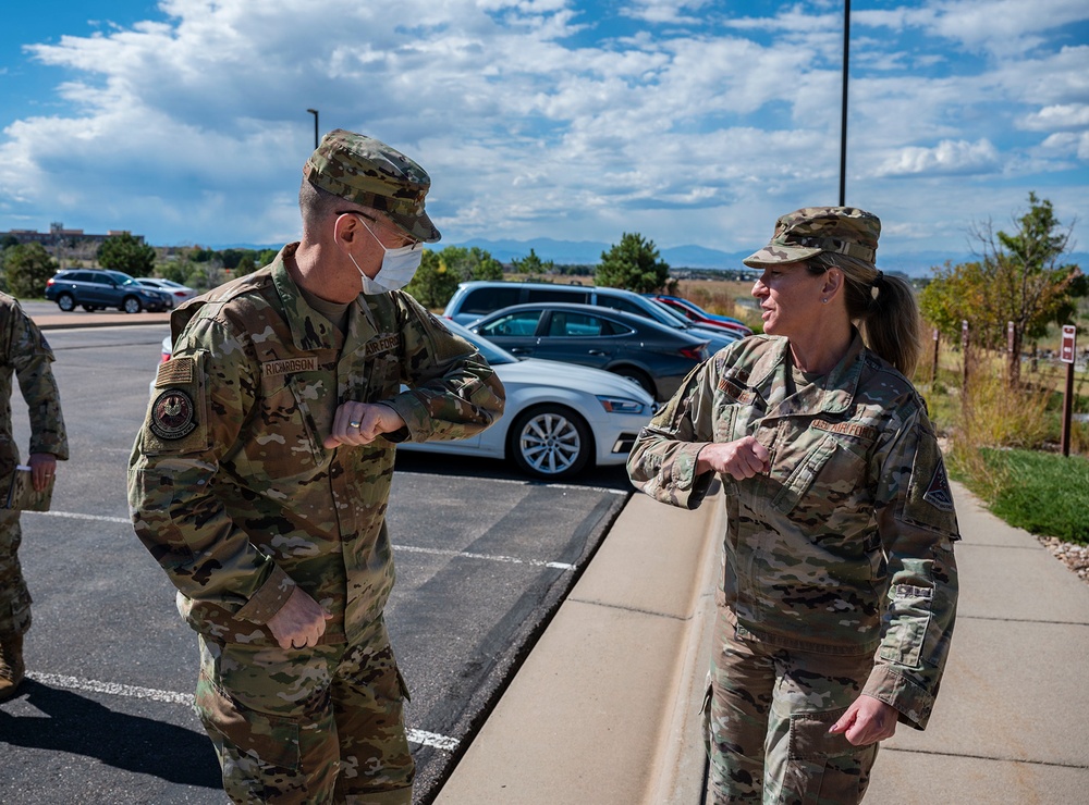 Gen. Richardson visits Buckley Space Force Base