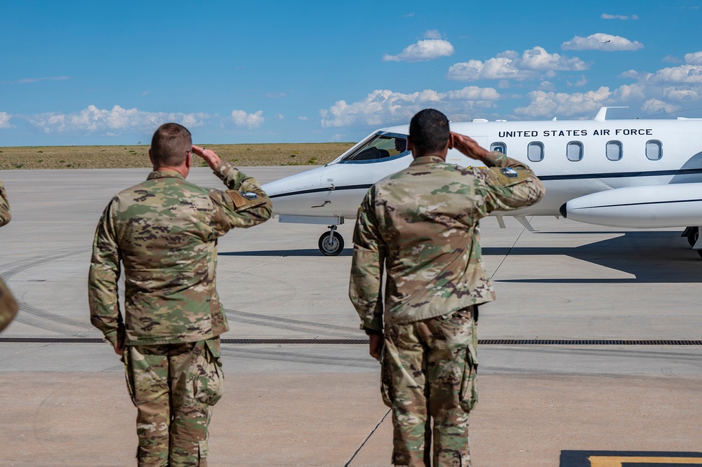 Gen. Richardson visits Buckley Space Force Base