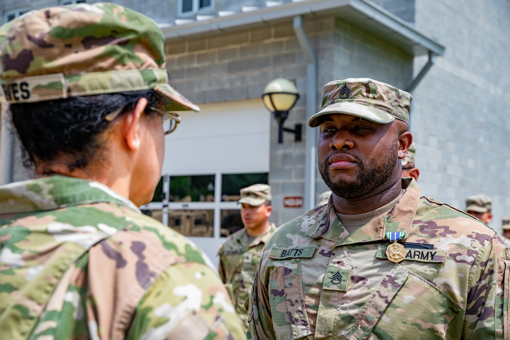 Connecticut Guard Command Team Visits 192nd MP Battalion During AT