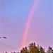 Rare rainbow forms over Fort McCoy in September 2022