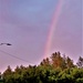 Rare rainbow forms over Fort McCoy in September 2022