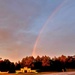 Rare rainbow forms over Fort McCoy in September 2022