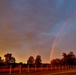 Rare rainbow forms over Fort McCoy in September 2022